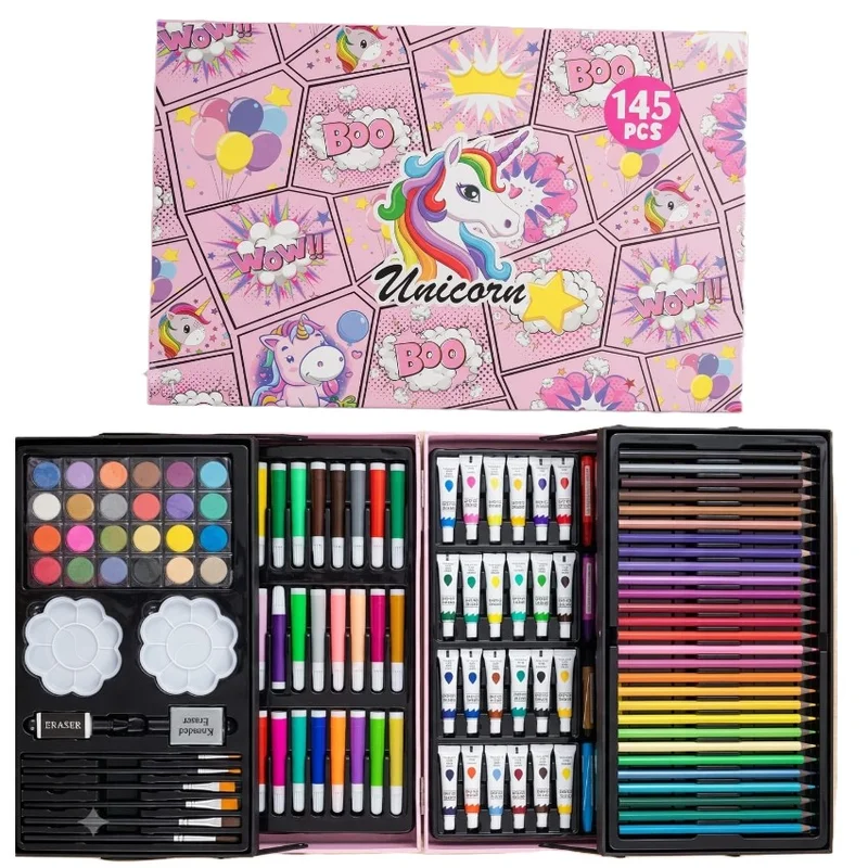145 Pcs Unicorn  BOO  Premium  Art Set